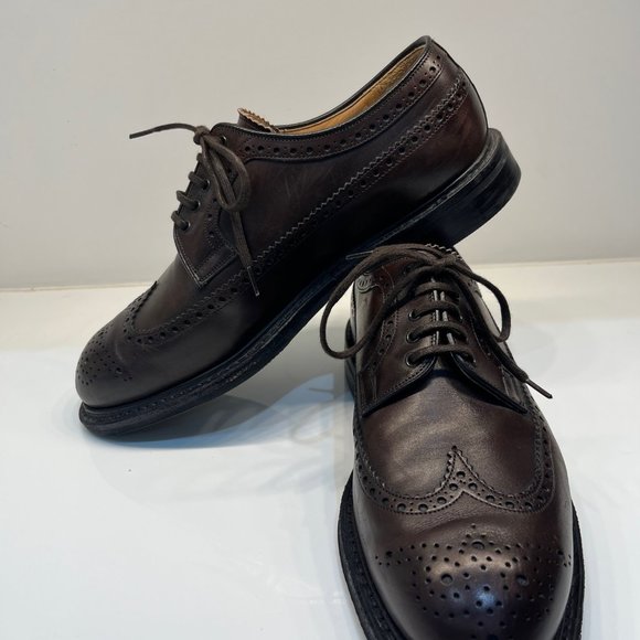 Church\'s Oxford Wingtip Brogues - Brown with \